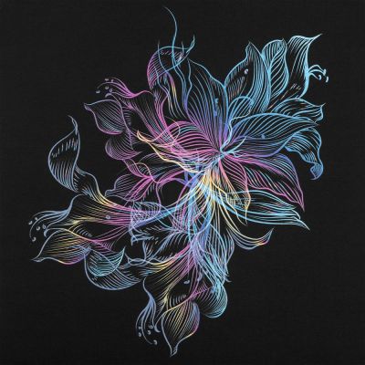 Футболка женская Vibrance, черная-3