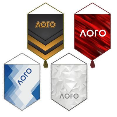 Вымпел с печатью Flam на заказ-0