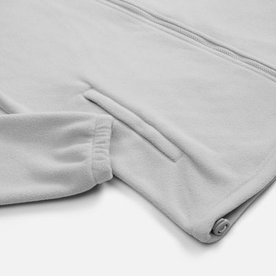 Куртка флисовая унисекс Nebo, светло-серая-3