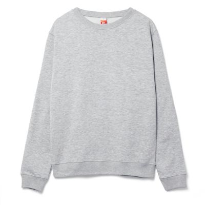 Свитшот унисекс Delta, серый меланж-0