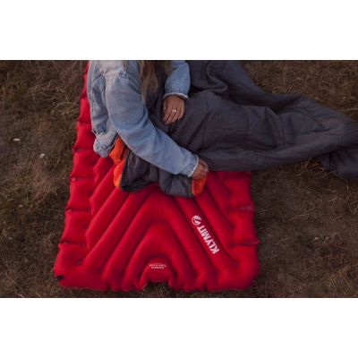 Надувной коврик Insulated Static V Luxe, красный-5