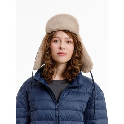 Шапка-ушанка Wasa, темно-синяя-10