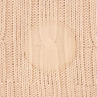 Лейбл из ПВХ Dzeta Round, L, прозрачный-1