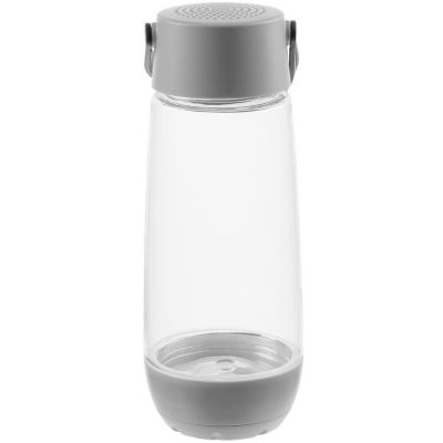 Бутылка для воды Torsta Light с колонкой и светильником, серая-0