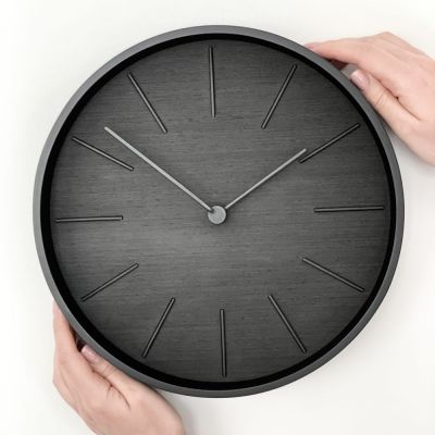 Часы настенные Plato, черное дерево-5