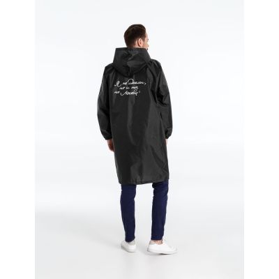 Дождевик «Я не идеален», черный-1