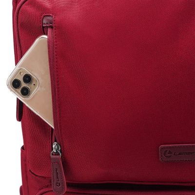 Рюкзак для ноутбука B175, бордовый-10