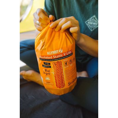 Надувной коврик Insulated Static V Lite, оранжевый-12