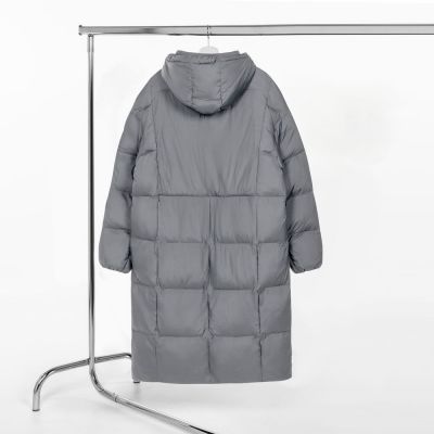 Пуховик унисекс Kapsula, серый-1