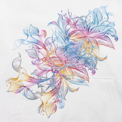 Толстовка с капюшоном Vibrance, белая-1