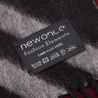 Шарф Charming, коричневый с оранжевым-6