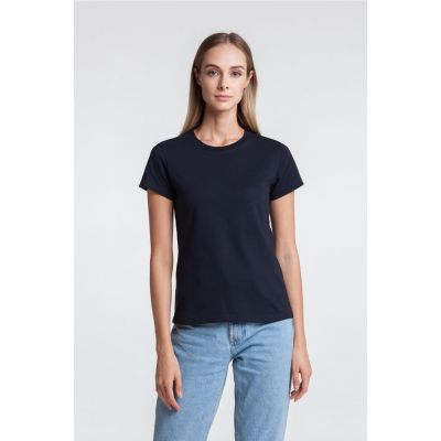 Футболка женская T-bolka Lady, темно-синяя-3