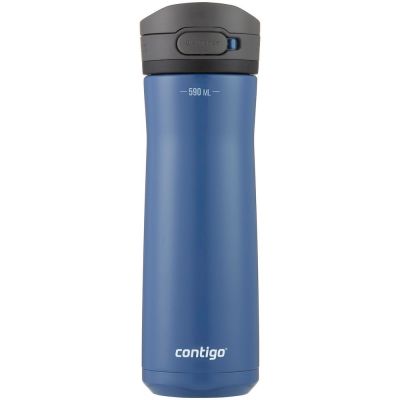 Термобутылка Jackson Сhill 2.0, вакуумная, синяя-2