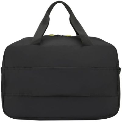 Сумка дорожная Compact Neon, черная с зеленым-2