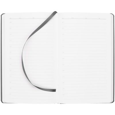Ежедневник Grade, недатированный, серый-5