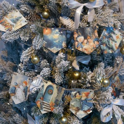 Деревянные флажки «Праздничные мотивы»-6