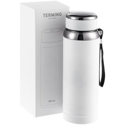 Смарт-термос с ситечком Termino, белый-8