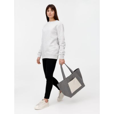 Шопер Shophop, серый с неокрашенным-8