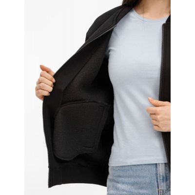 Бомбер унисекс Estado, черный-10