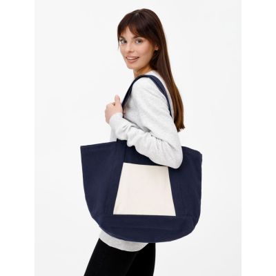 Шопер Shophop, синий с неокрашенным-5