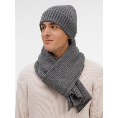 Шапка Laconi, темно-серый меланж-5