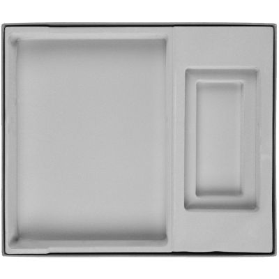 Коробка Overlap под ежедневник и аккумулятор, серая-1