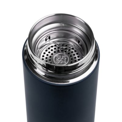 Термос с ситечком Percola, темно-синий-2