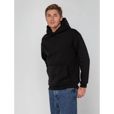 Худи унисекс оверсайз Full Swing, черное-4