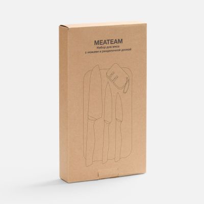 Набор для мяса Meateam с ножами и разделочной доской-5