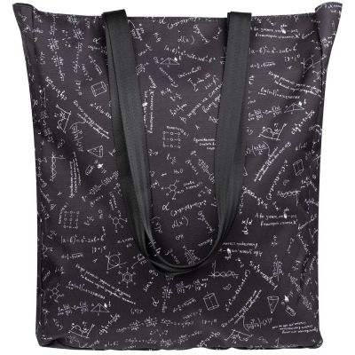 Сумка для покупок «Примерная», черная-1