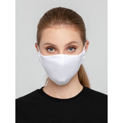 Маска для лица, белая-0