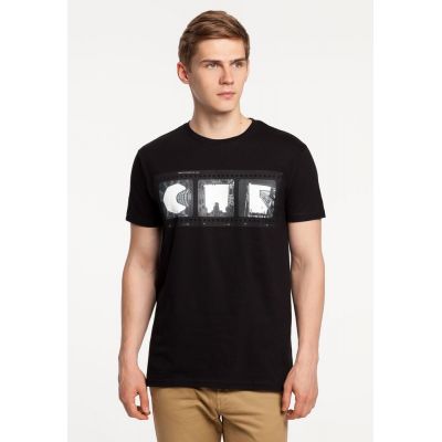 Футболка «Небо-душа», черная-0