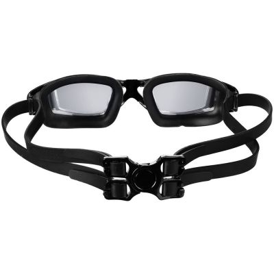 Очки для плавания зеркальные Underwater, черные-2