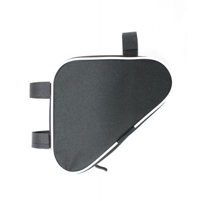 Велосумка на раму BikeLine Mini, черная с белым-2