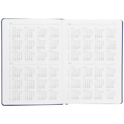 Ежедневник Must, датированный, синий-4