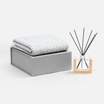 Коробка складная Quadra Fold, серая-4