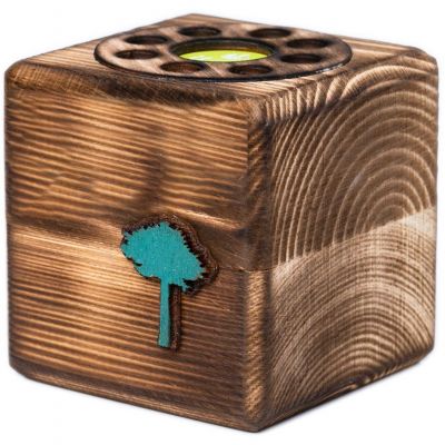 Набор для выращивания с органайзером «Экокуб Burn», сосна-1