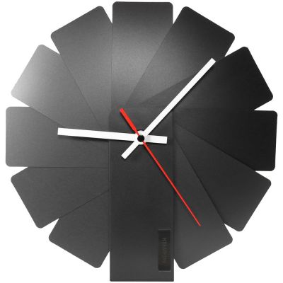 Часы настенные Transformer Clock. Black & Black-0