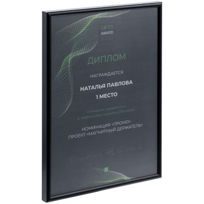 Рамка Titul Metal, черная-0