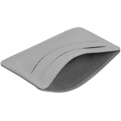 Чехол для карточек Shall Simple, серый-0