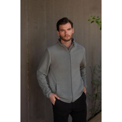 Куртка флисовая мужская Helsinki, темно-синяя-3