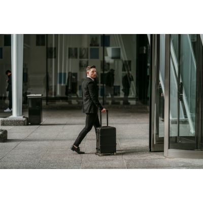 Чемодан Metal Luggage, черный-13