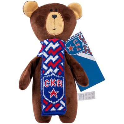 Игрушка сувенирная «Мишка-болельщик СКА»-6