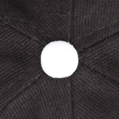 Бейсболка Unit Trendy, черная с белым-2