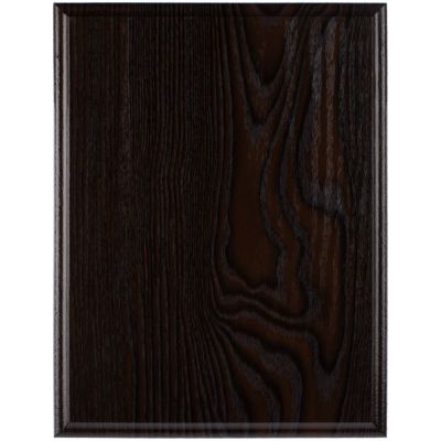 Плакетка Plaque, большая, венге с золотистой пластиной-1