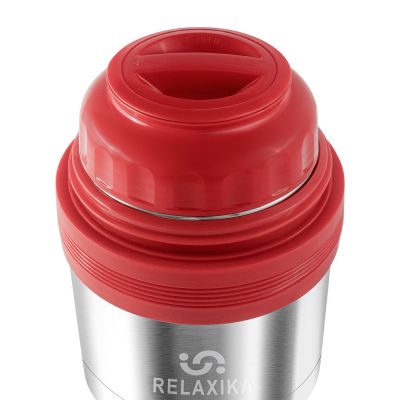 Термос для еды и напитков Relaxika 500, стальной-2