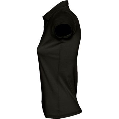 Рубашка поло женская Prescott Women 170, черная-2