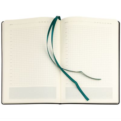 Ежедневник Lable Touch, недатированный, темно-зеленый-3