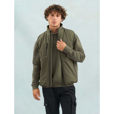 Жилет софтшелл унисекс Falcon BW, темно-серый-3