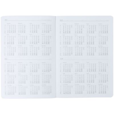 Ежедневник New Brand, недатированный, белый-4